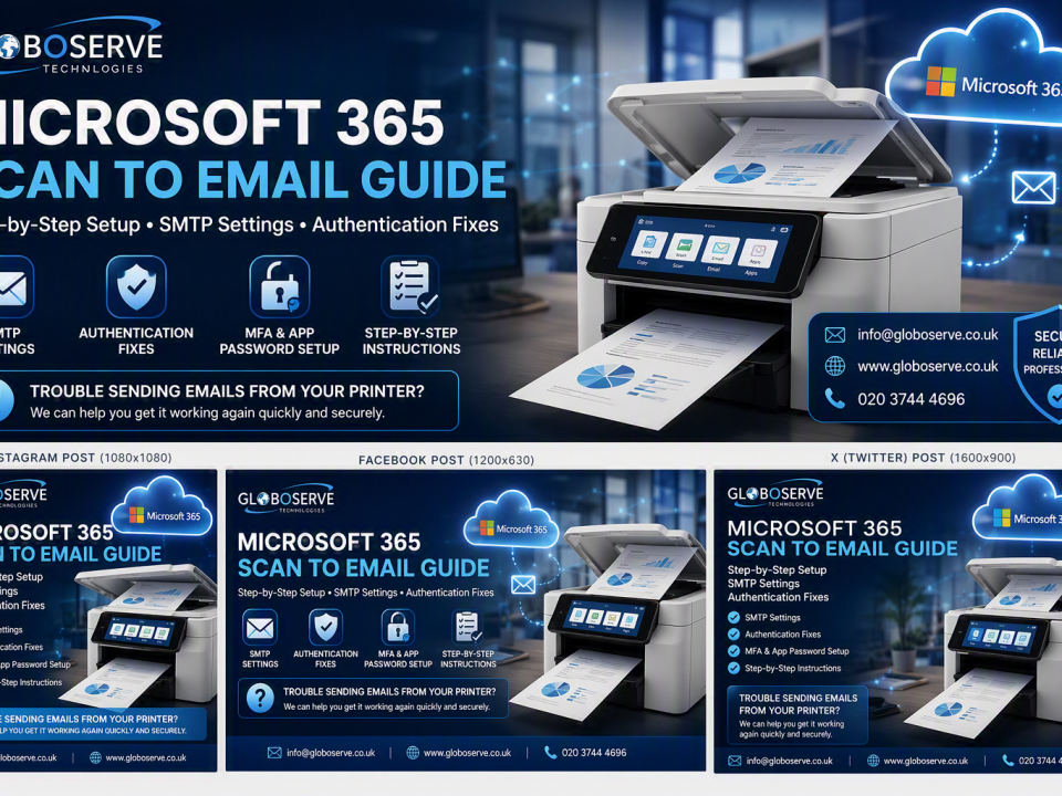 Microsoft 365 Scan to Email Not Working